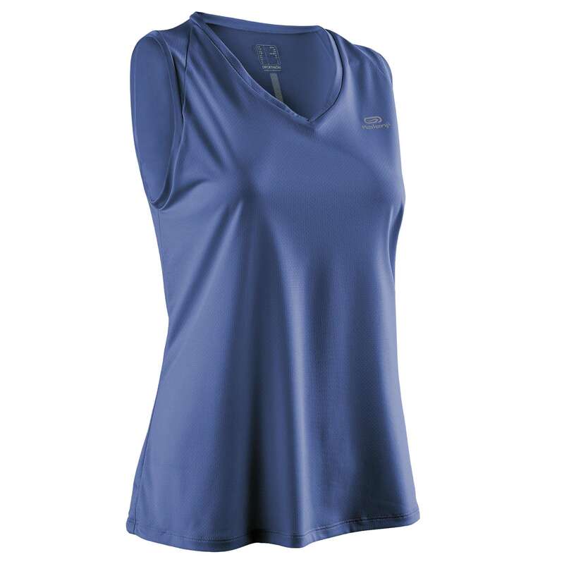 OCCAS WOMAN JOG WARM/MILD WHTR CLOTHES Running - RUN DRY W TANK TOP KALENJI - Running