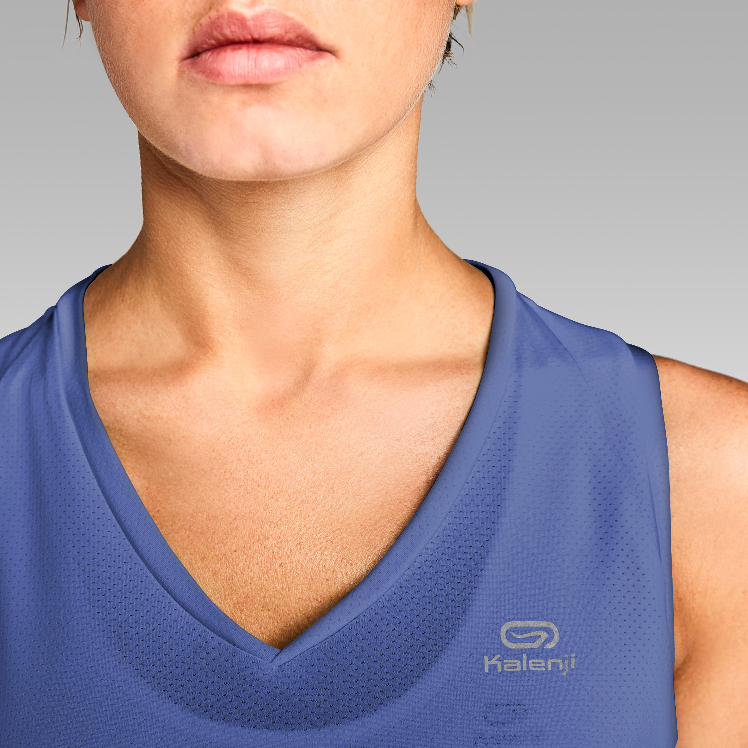 Run Dry Women's Tank Top - Blue 6/7