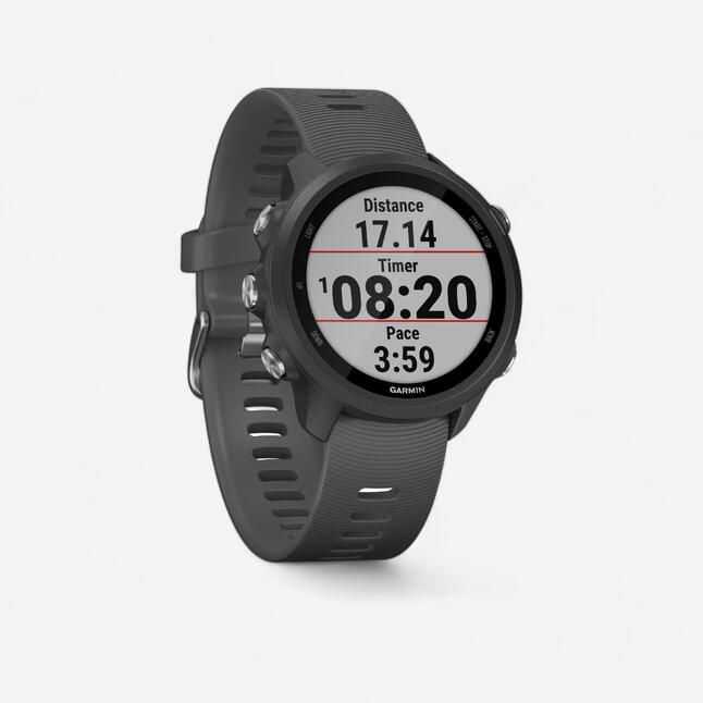 MONTRE CARDIO GPS GARMIN FORERUNNER 245 GRISE GARMIN Decathlon