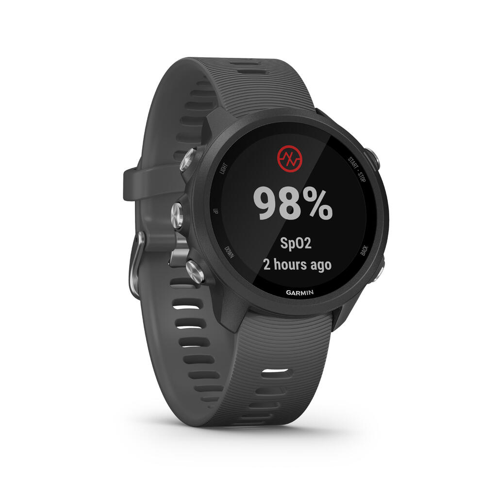 GPS-Pulsuhr Laufuhr Forerunner 245 grau