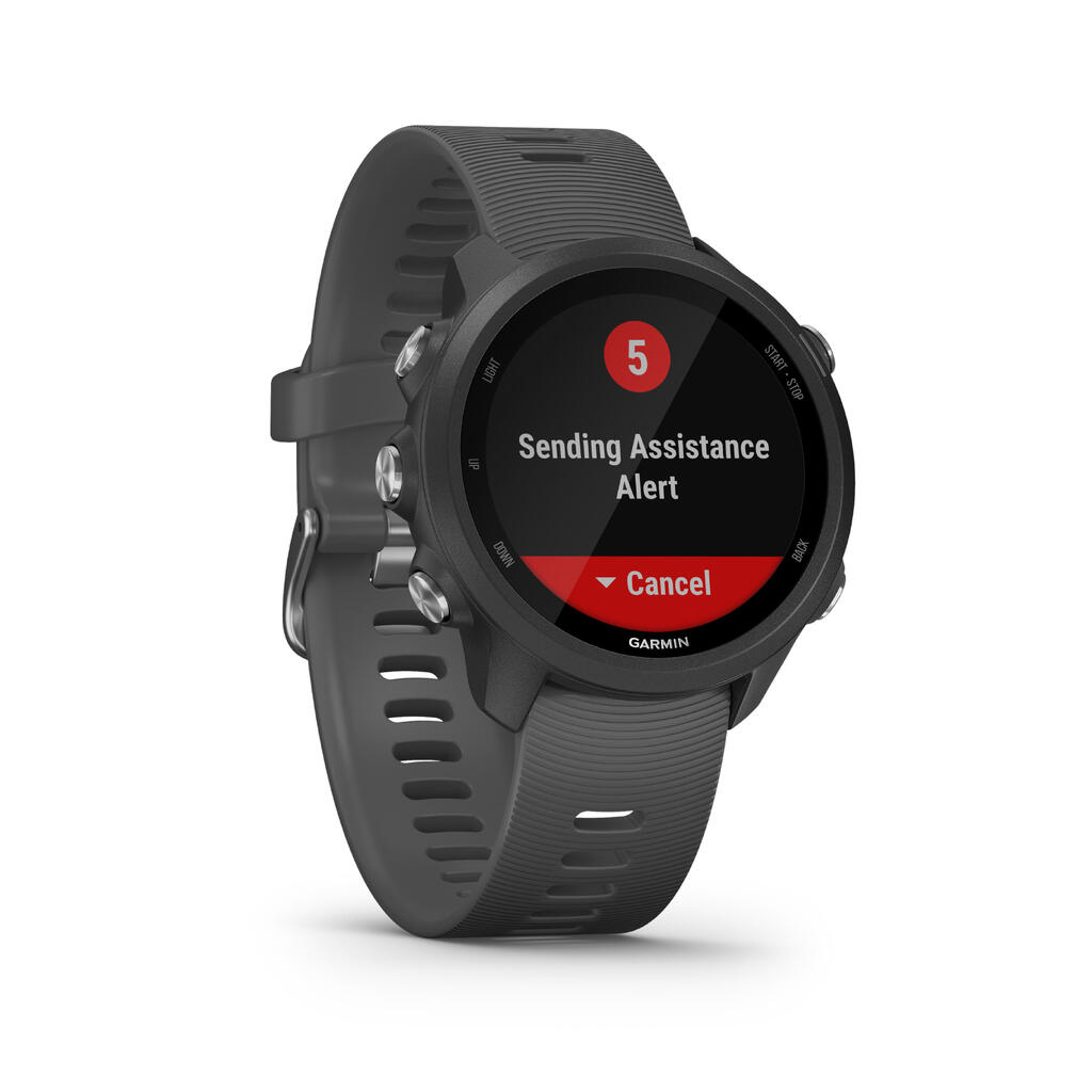 GPS-Pulsuhr Laufuhr Forerunner 245 grau