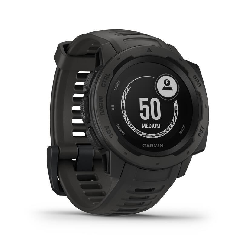 Montre connectée outdoor gps cardio - GARMIN INSTINCT