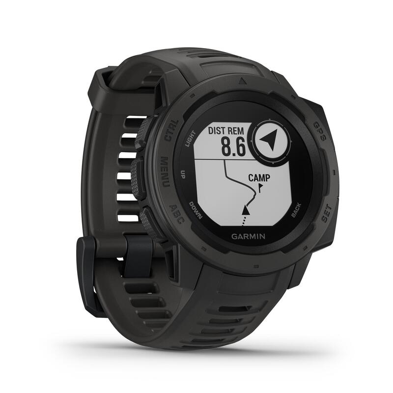 Montre connectée outdoor gps cardio - GARMIN INSTINCT