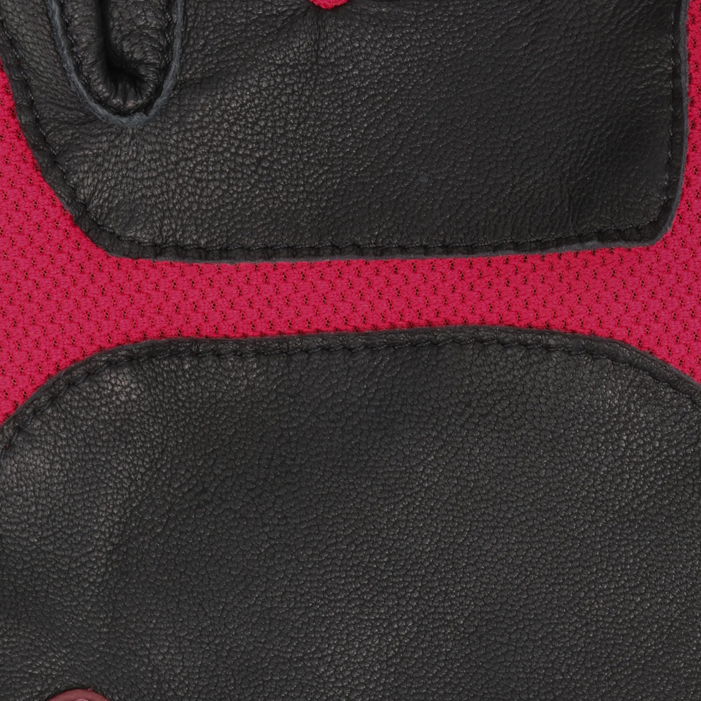 Performer Adult Horse Riding Gloves - Black/Pink 5/8