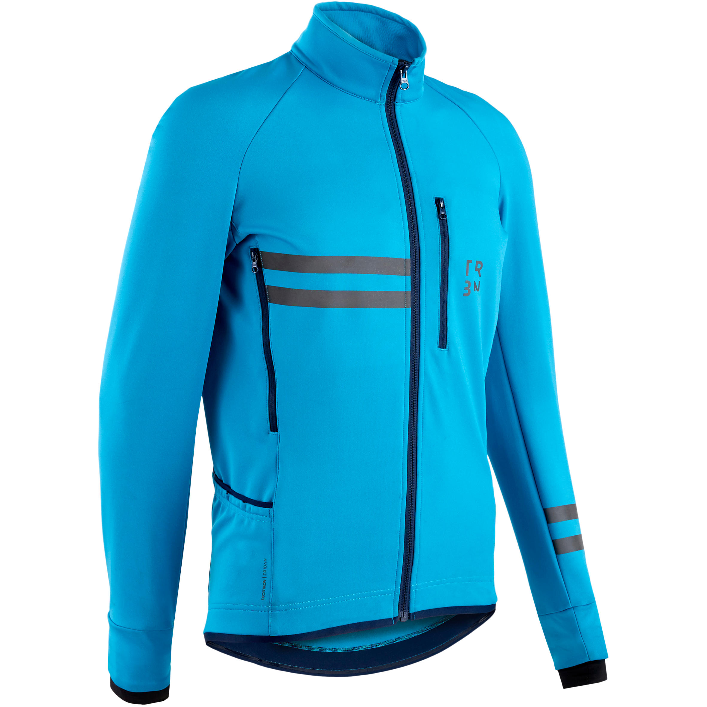 VAN RYSEL Men's Cycling Winter Jacket RC500 - Sea Blue