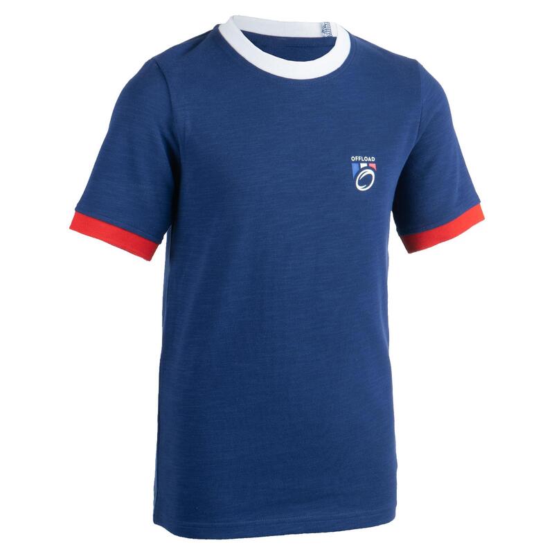 T-shirt do rugby dla kibiców Rugby 2019 Francja dla dzieci