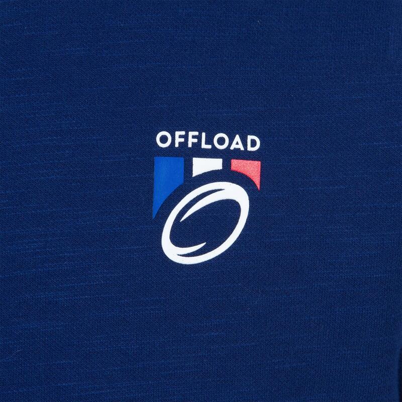 Dětský ragbyový dres pro fanoušky týmu Francie 2019 modrý