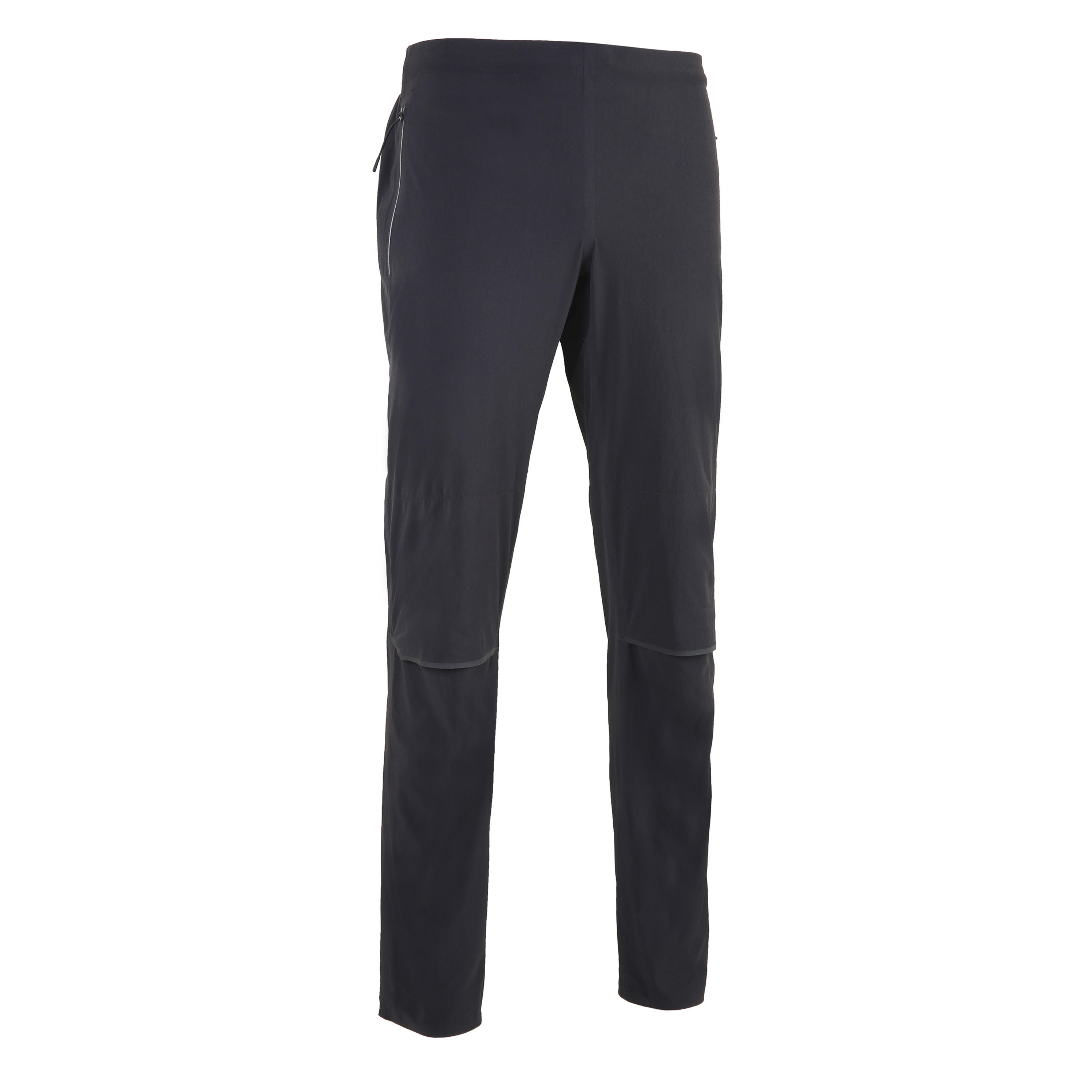 

Men's Ultra light Slim fit Fitness Bottoms - Black -  By DOMYOS | Decathlon