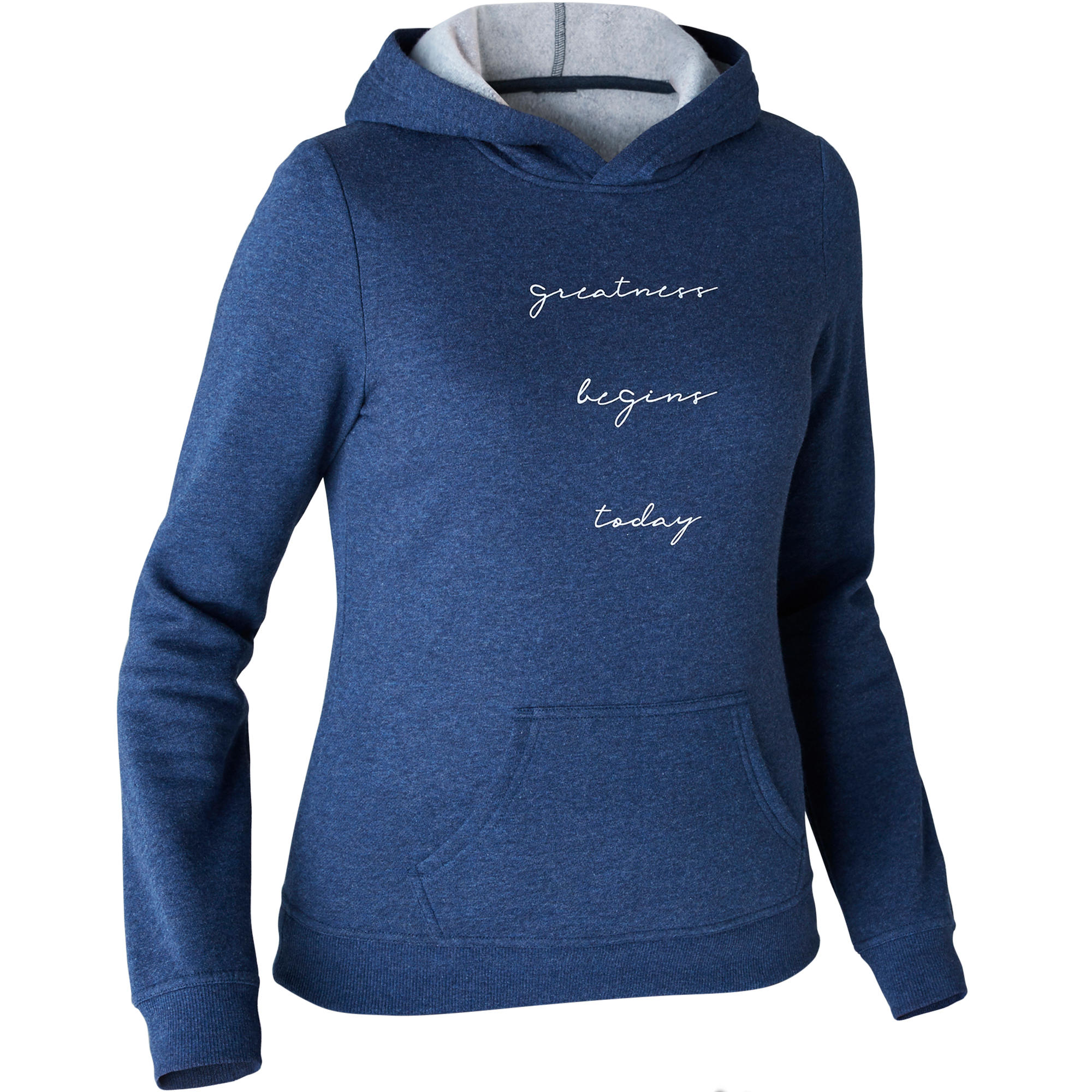 Second Life - 520 Women's Gentle Gym & Pilates Hooded Sweatshirt - Blue - EXCELLENT 7/7