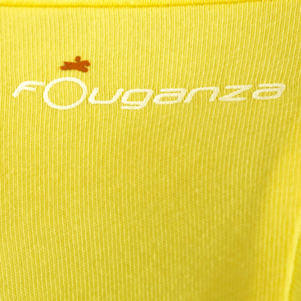 Reit-Poloshirt Ado Kinder gelb