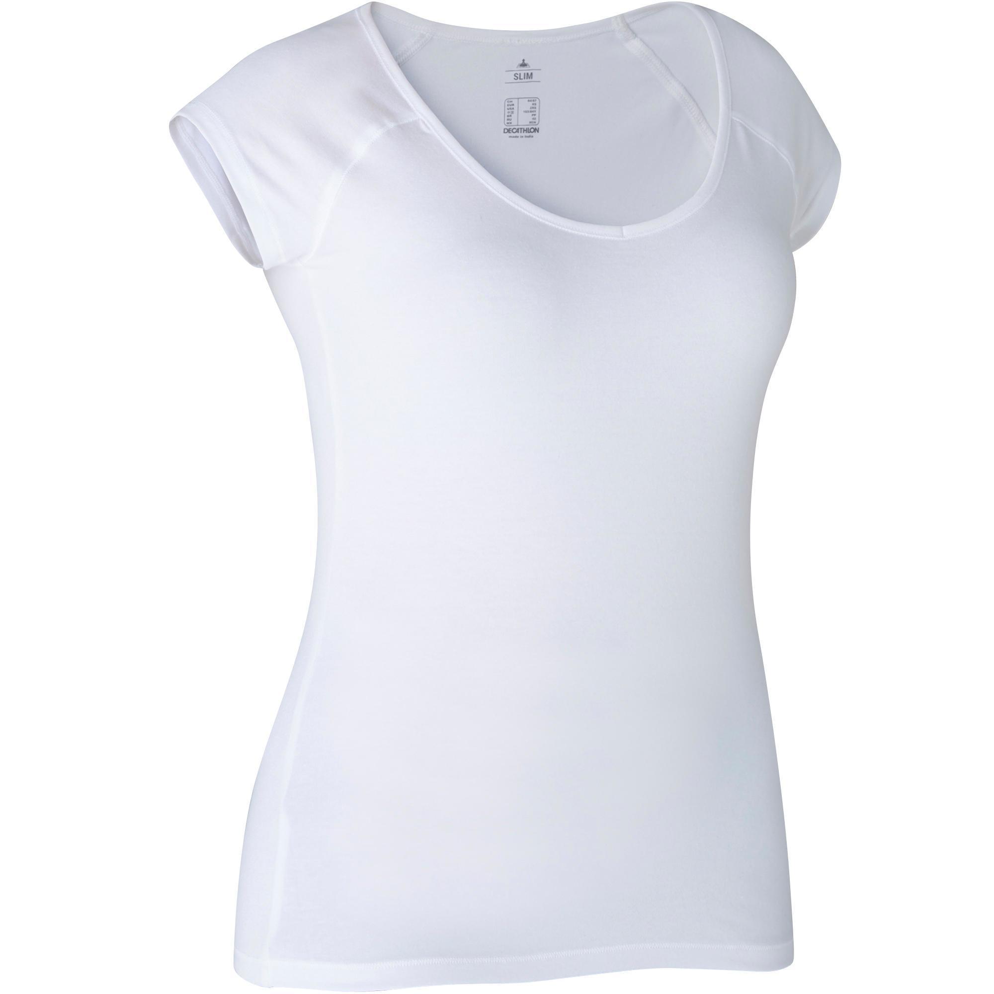 decathlon t shirt bianca