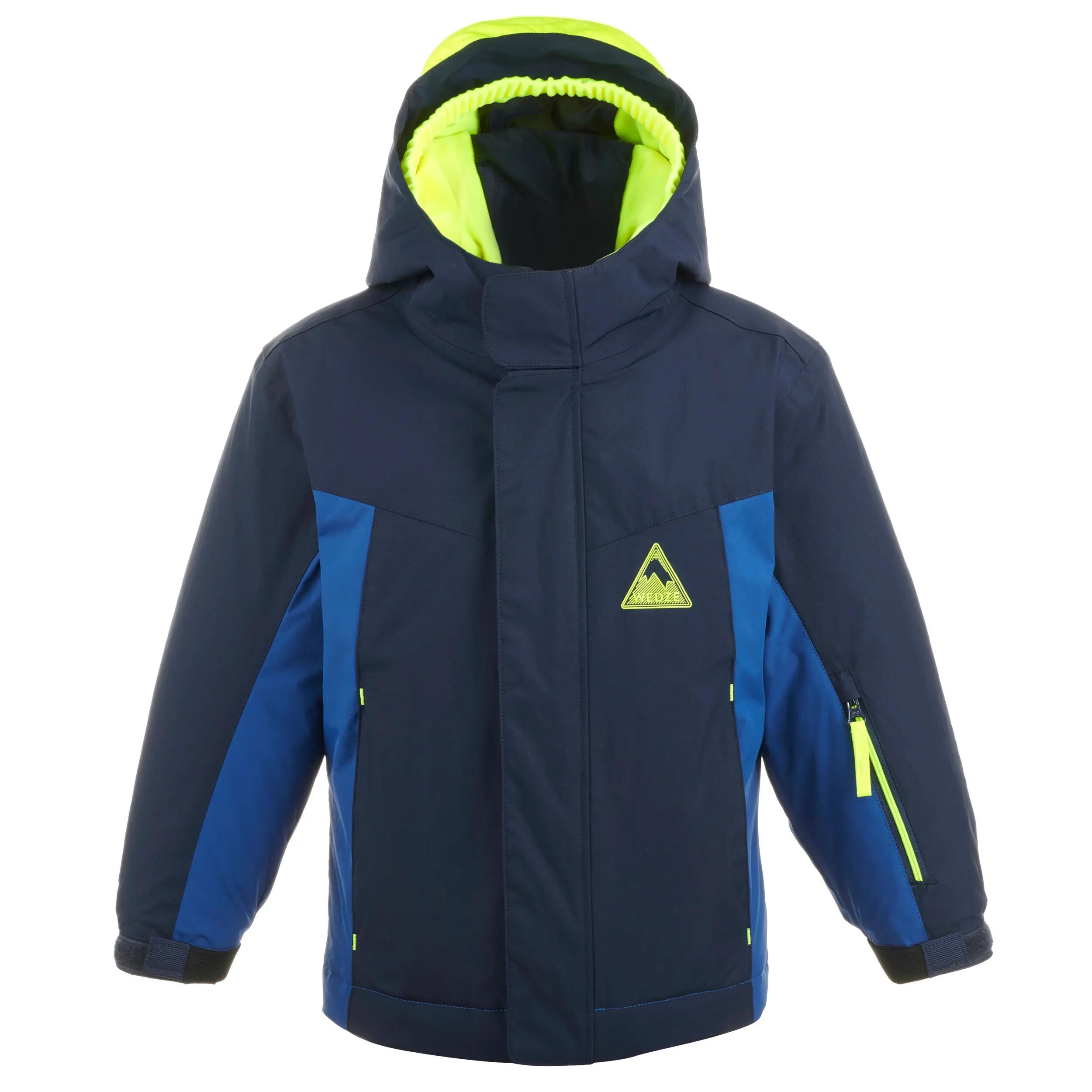 CHILDREN'S SKI JACKET PNF 500 - NAVY 2/14