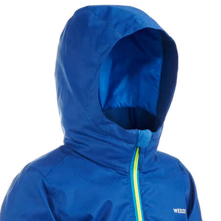 Kids’ Warm and Waterproof Ski Jacket – 100 Blue