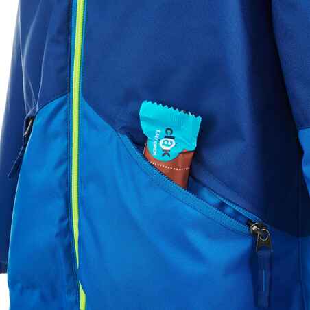 Kids’ Warm and Waterproof Ski Jacket – 100 Blue