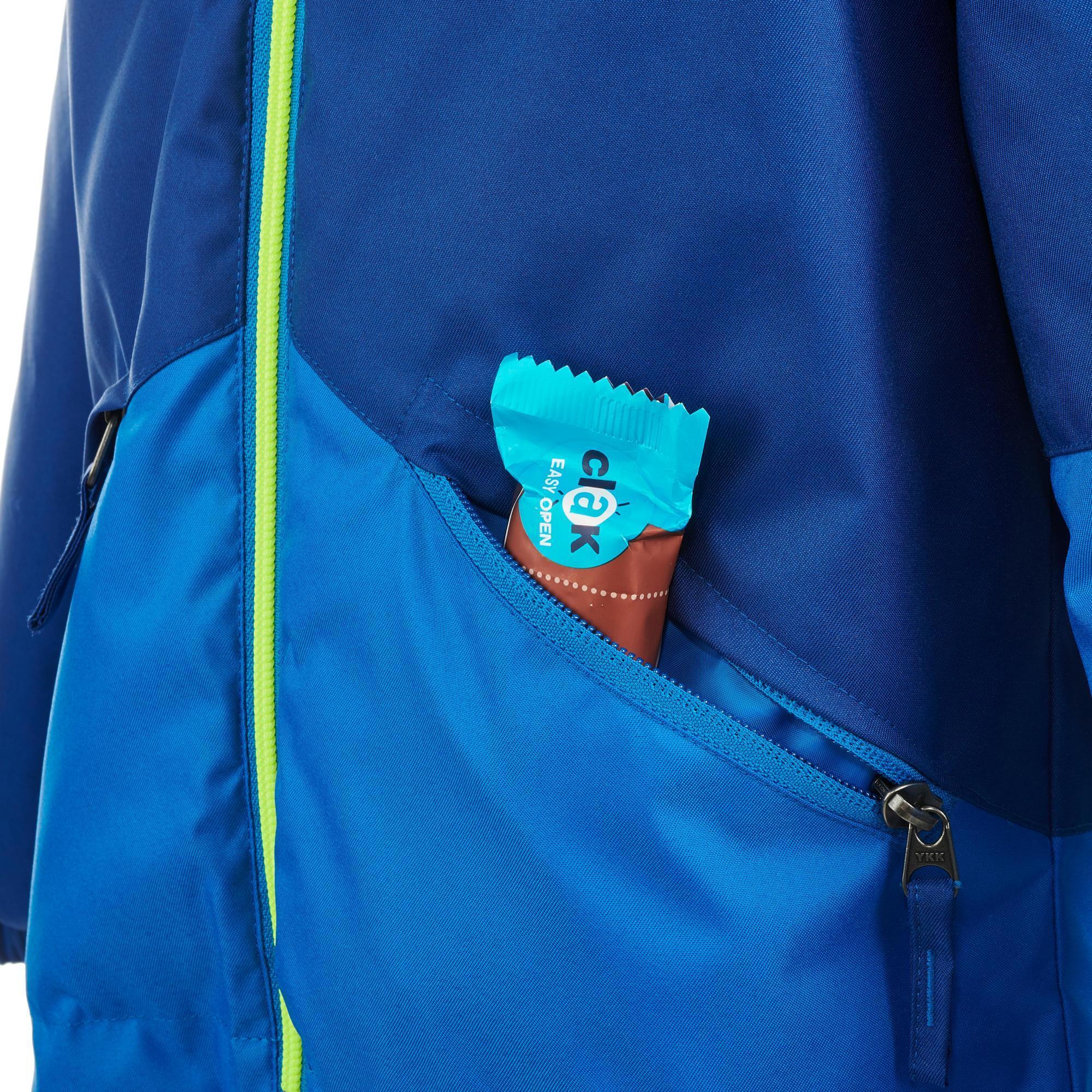 Kids’ Warm and Waterproof Ski Jacket – 100 Blue 5/9