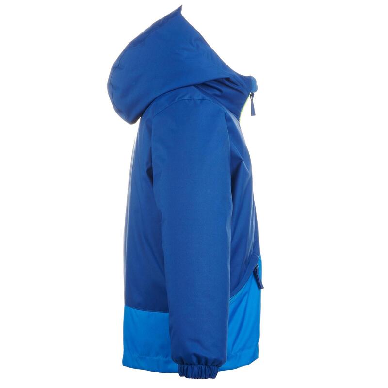 Veste de ski enfant chaude et imperméable - 100 bleue