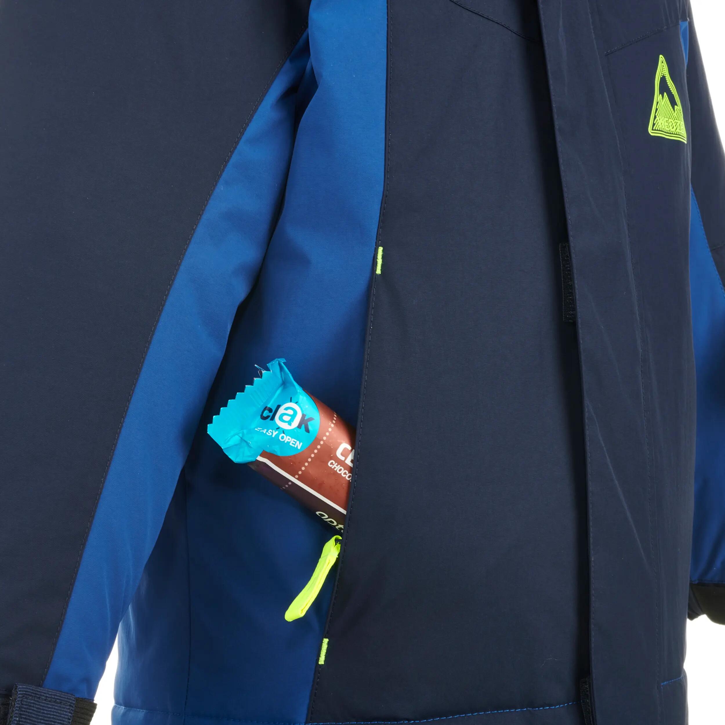 CHILDREN'S SKI JACKET PNF 500 - NAVY 7/14