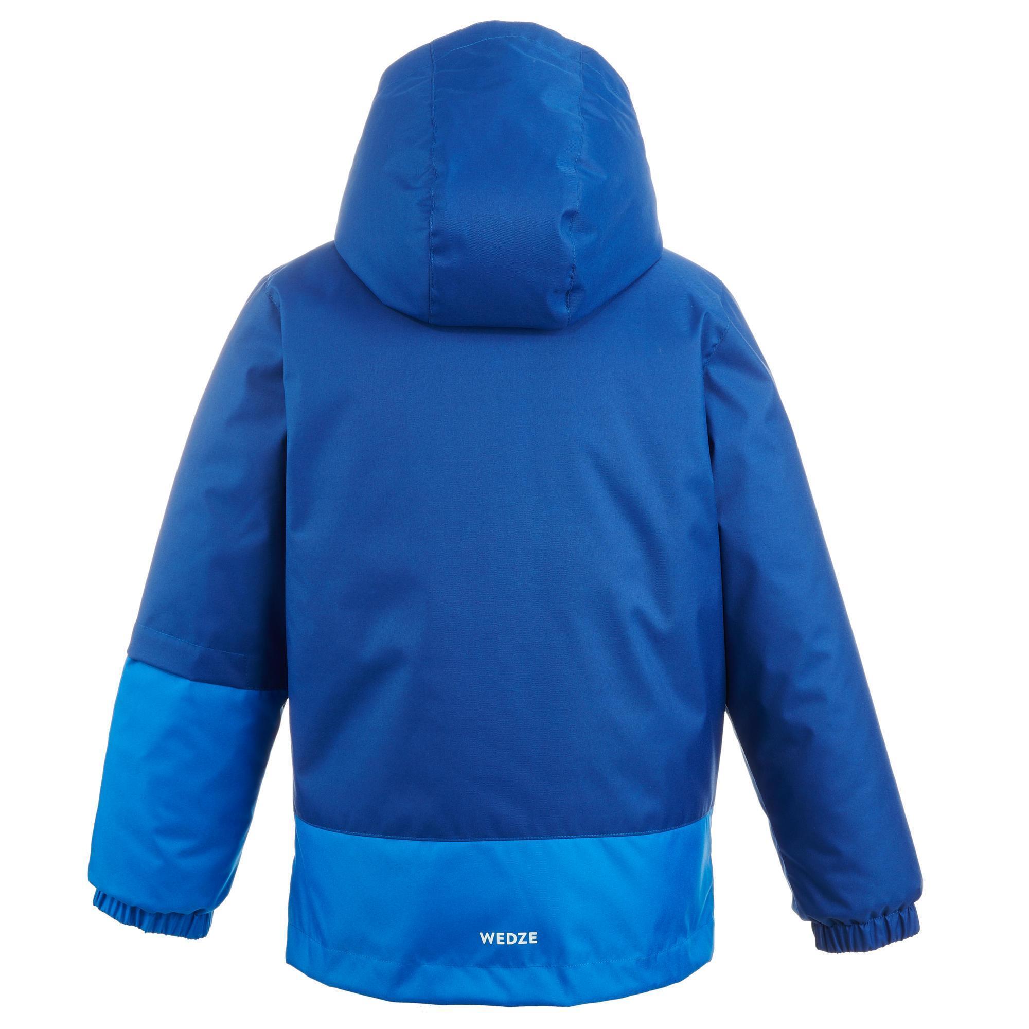 Kids’ Warm and Waterproof Ski Jacket – 100 Blue 4/9