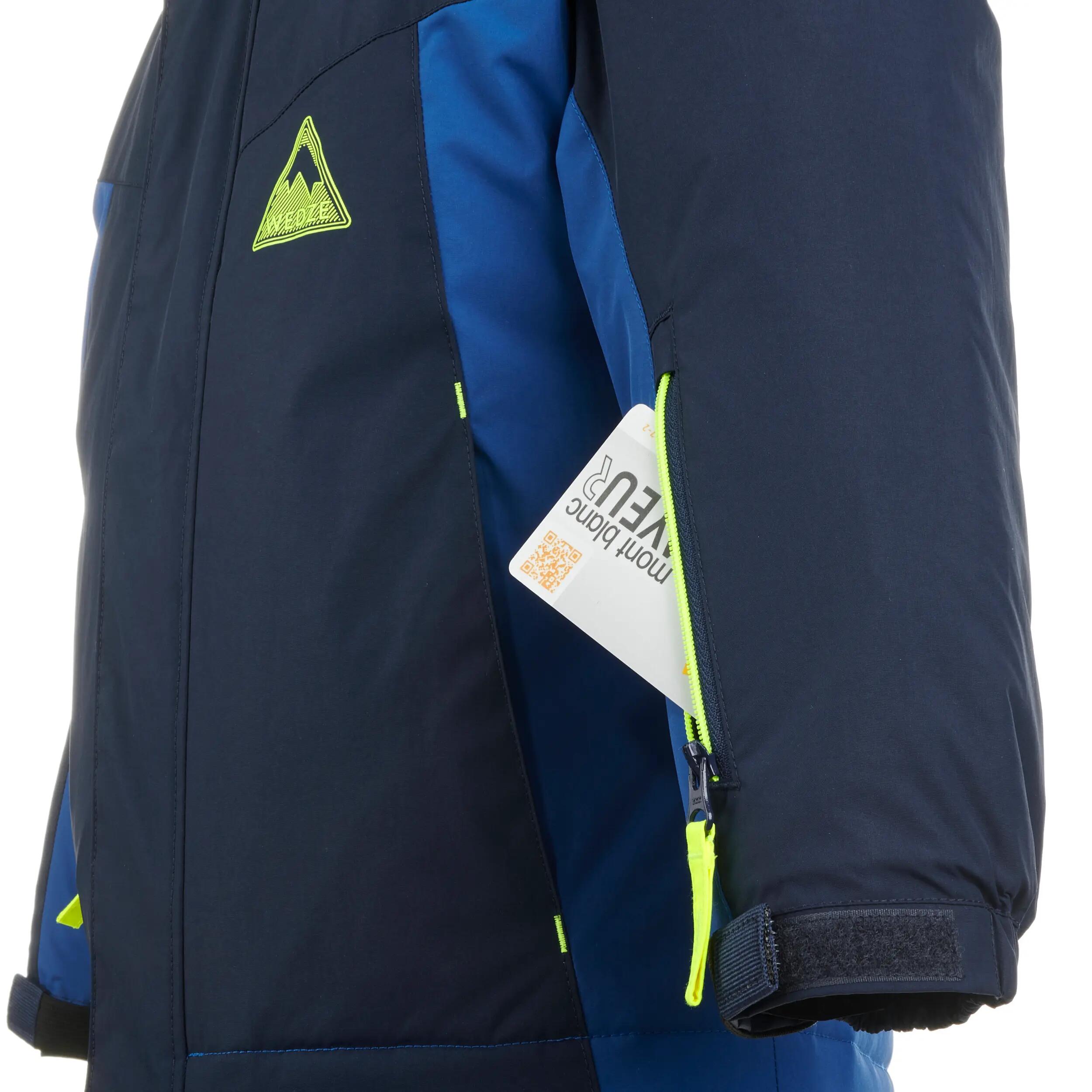 CHILDREN'S SKI JACKET PNF 500 - NAVY 8/14