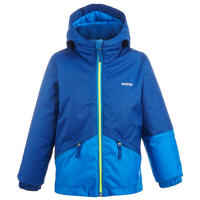 Kids’ Warm and Waterproof Ski Jacket – 100 Blue