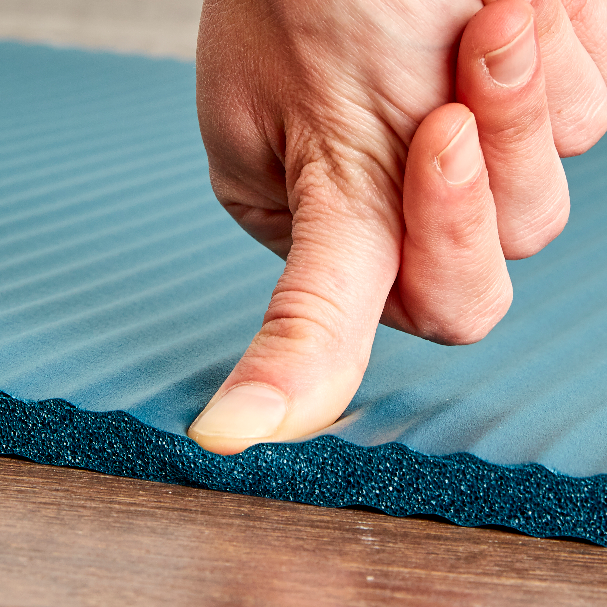 Tapis de sol pilates 10 mm - Confort S bleu pour les clubs et collectivités