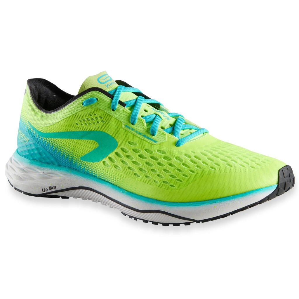 KIPRUN KD LIGHT MEN'S RUNNING SHOES GREEN YELLOW