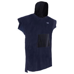 Surfponcho voor volwassenen 900 marineblauw