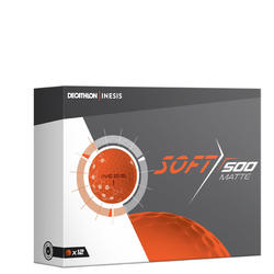 Balle de golf SOFT 500 Matte X12 Orange
