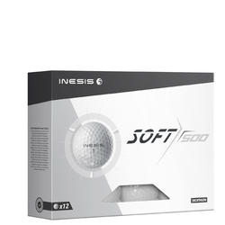 Balle de golf SOFT 500 X12 Blanc