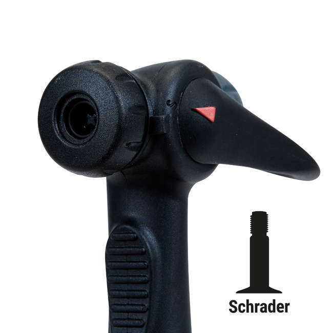 BTWIN 900 Floor Pump Red Decathlon