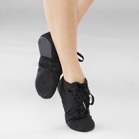 Canvas Modern Jazz Dance Ankle Boots - Slippers - Black