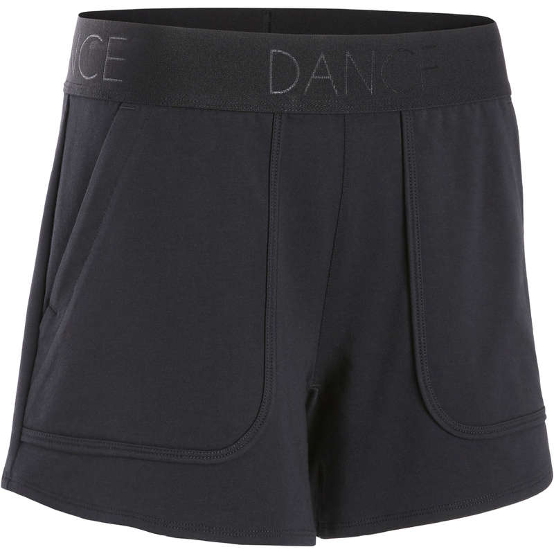 WOMEN MODERN JAZZ DANCE APPAREL, TOEPADS Street Dance and Urban Dance - Women's Modern Dance Shorts DOMYOS - Sports