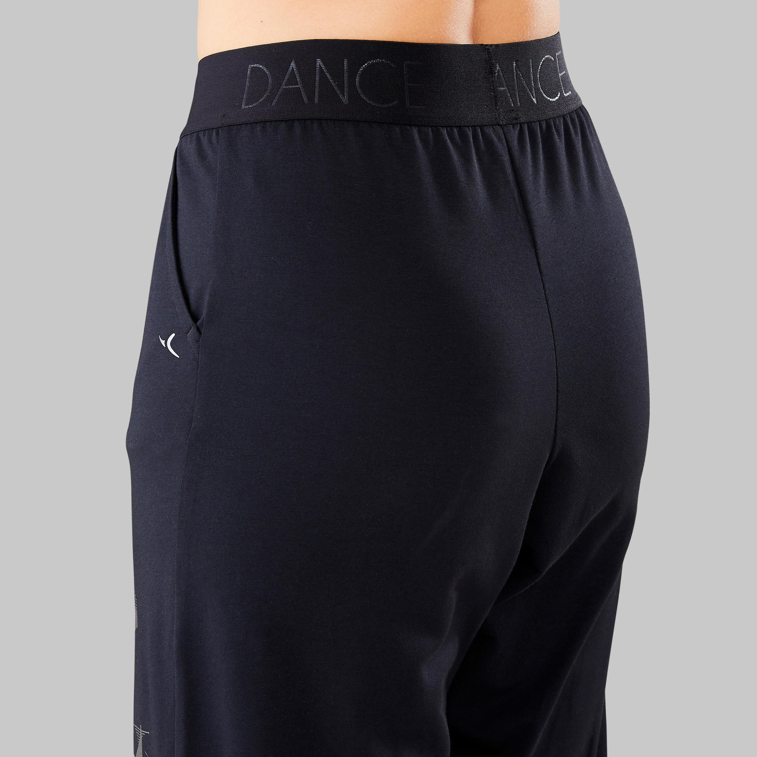 Women's Adjustable Floaty Modern Dance Bottoms - Black 9/15