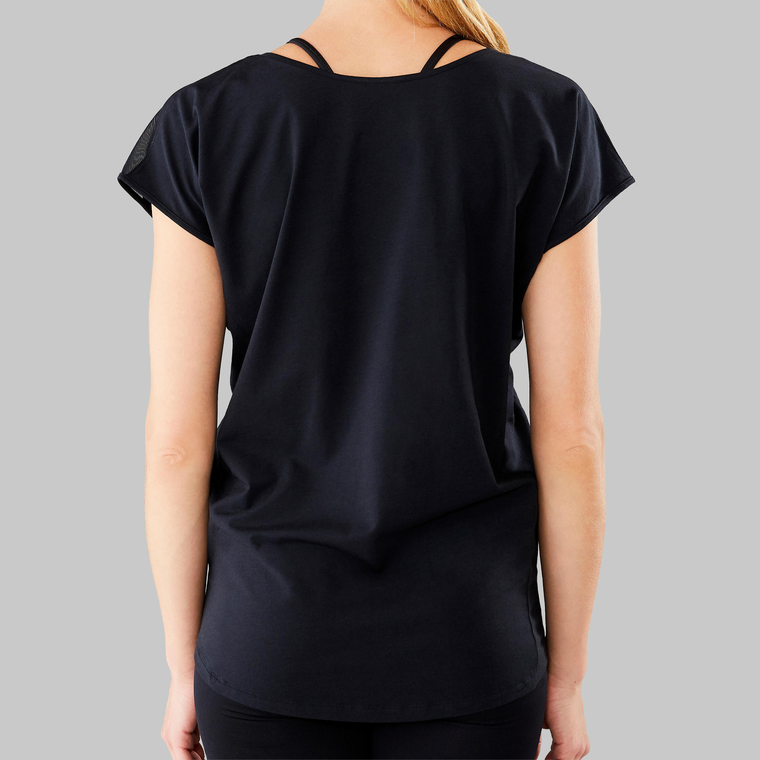 Women's Modern Dance Message T-Shirt - Black 8/13
