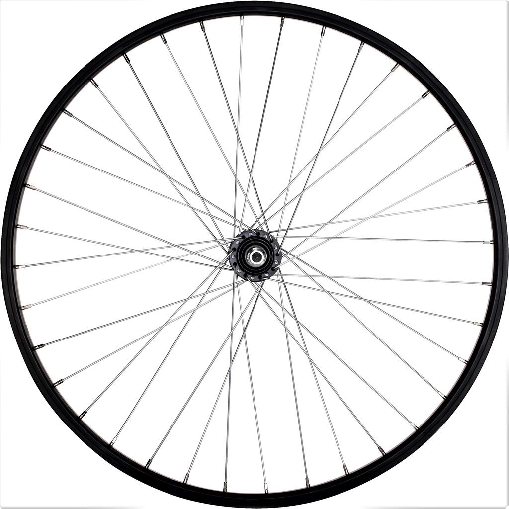 26" Mountain Bike Single-Walled Rear Wheel V-Brake with Freewheel + Bolt-On Hub