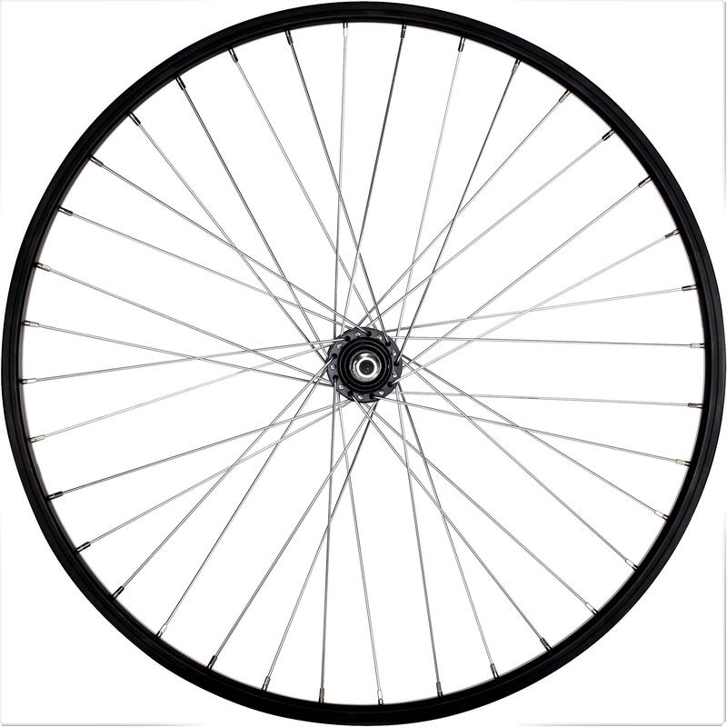 Recientemente Obligatorio Completamente seco Rueda Bicicleta MTB 26" Trasera Frenos V-Brake Piñón Libre Pared Simple  Negra | Decathlon
