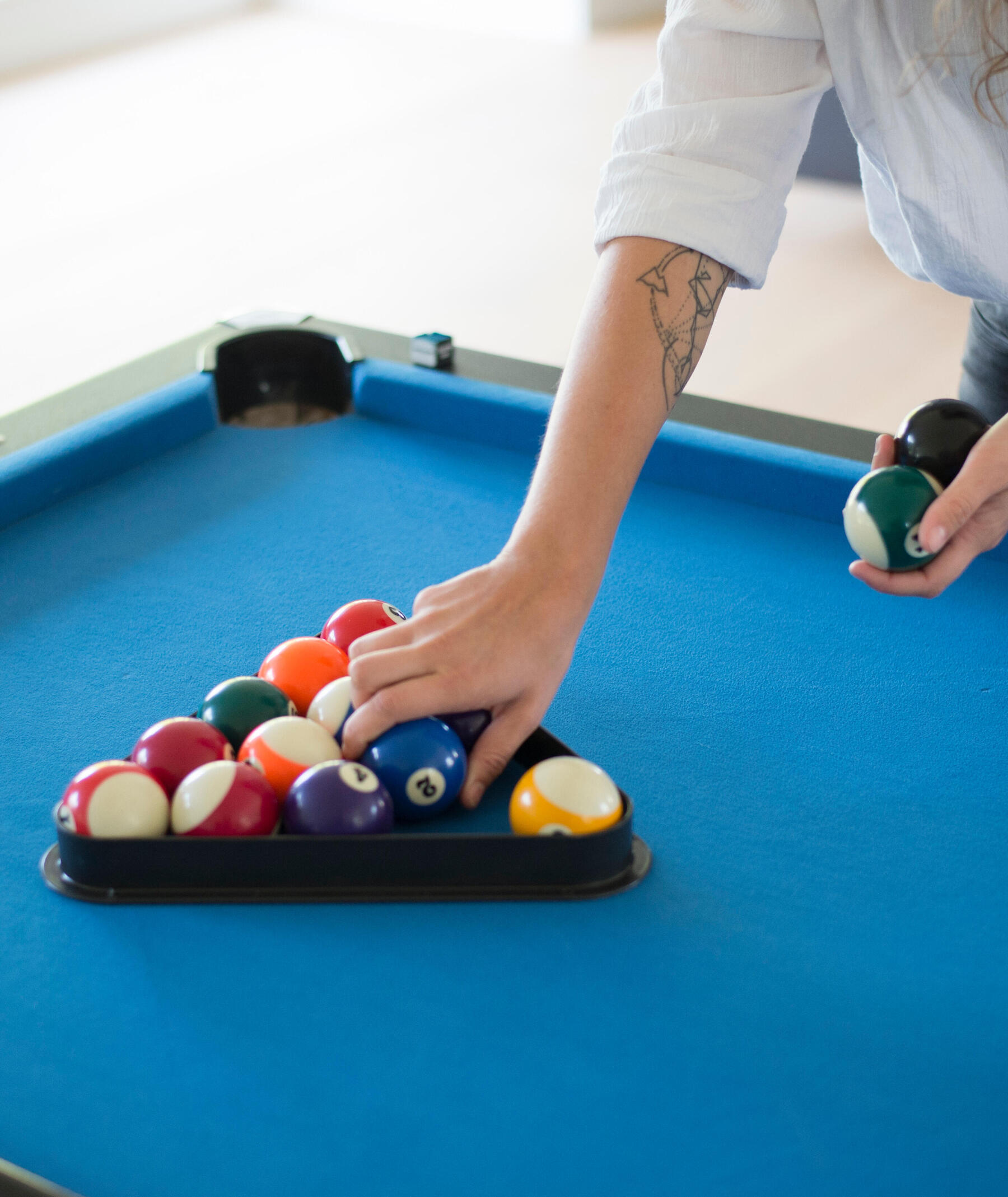 Composition bille de billard decathlon