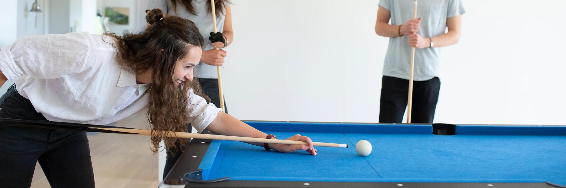 Point d'entrée billard francais