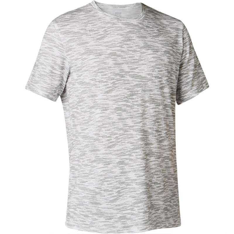 MAN GYM, PILATES APPAREL Clothing - 500 Regular Gym T-Shirt White NYAMBA - Tops
