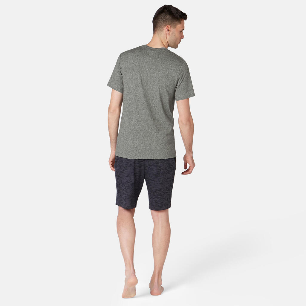 T-Shirt Herren Slim - 500 grün 