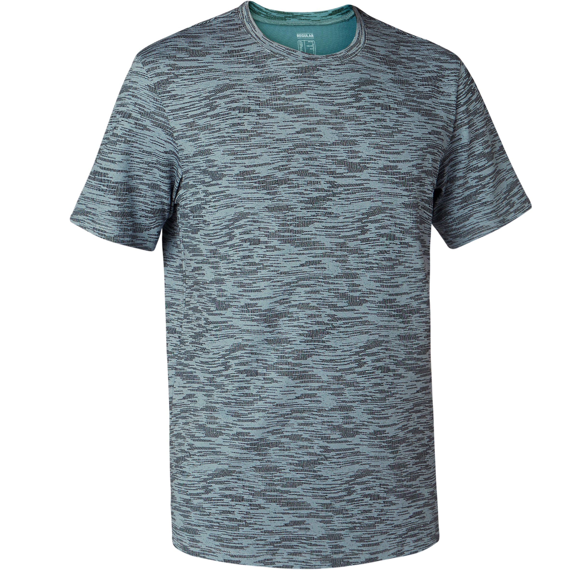 

Men's Gym T-Shirt Regular Fit 500 - Grey Print -  By NYAMBA | Decathlon
