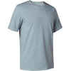 T-Shirt 500 Regular Gym & Pilates Herren blau meliert