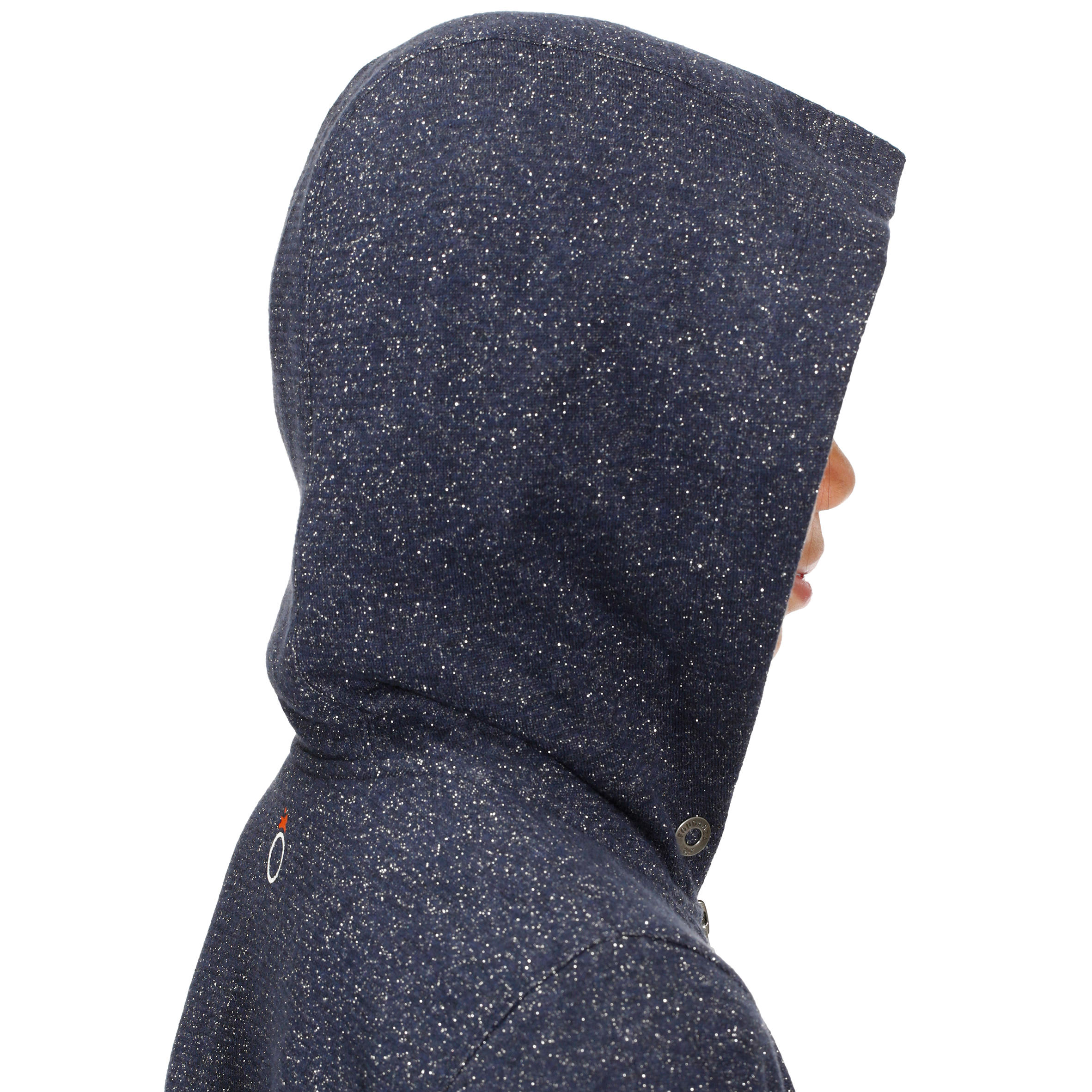 Children's Horse Riding Sweatshirt - Mottled Navy with Glitter 7/17