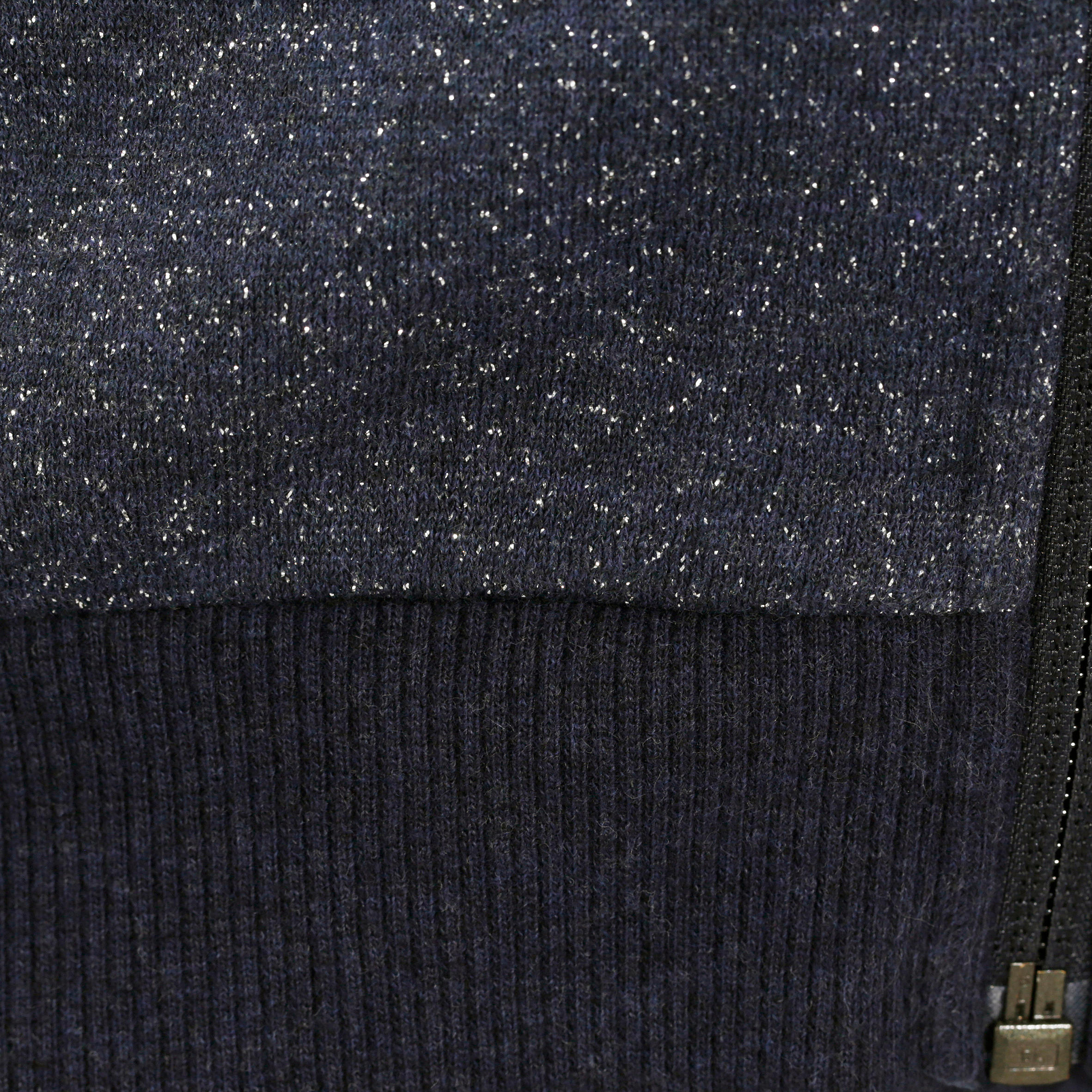 Children's Horse Riding Sweatshirt - Mottled Navy with Glitter 14/17