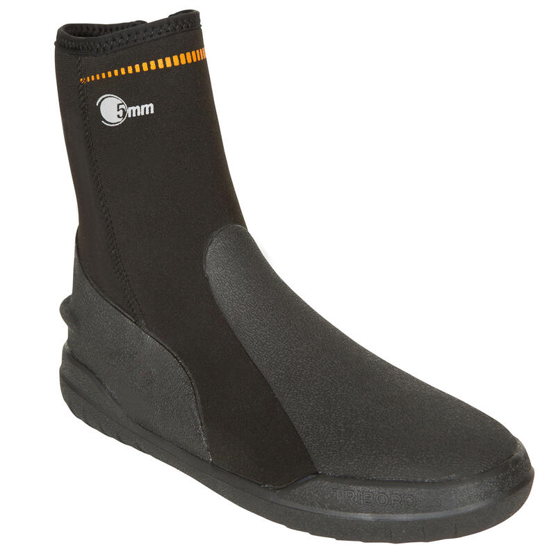 Neoprenschuhe Tauchen 5 mm schwarz