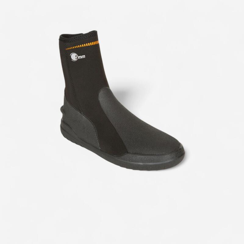 Tauchstiefel aus 5mm Neopren - schwarz
