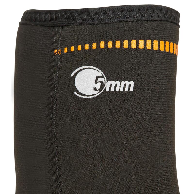 Tauchstiefel aus 5mm Neopren - schwarz