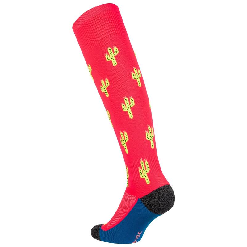 Chaussettes de hockey sur gazon enfant et adulte FH500 cactus