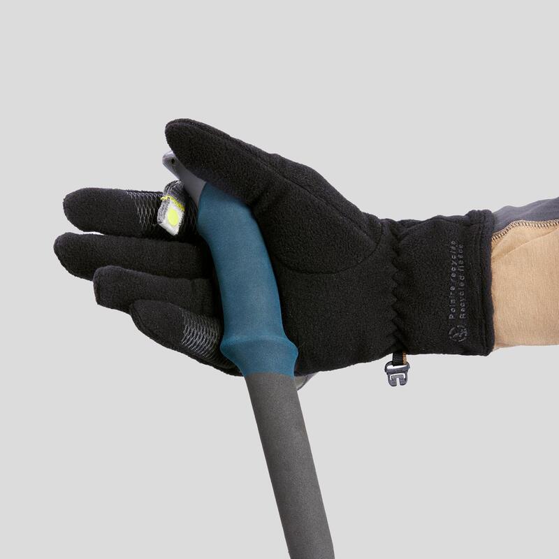 Fleece handschoenen volwassenen zwart