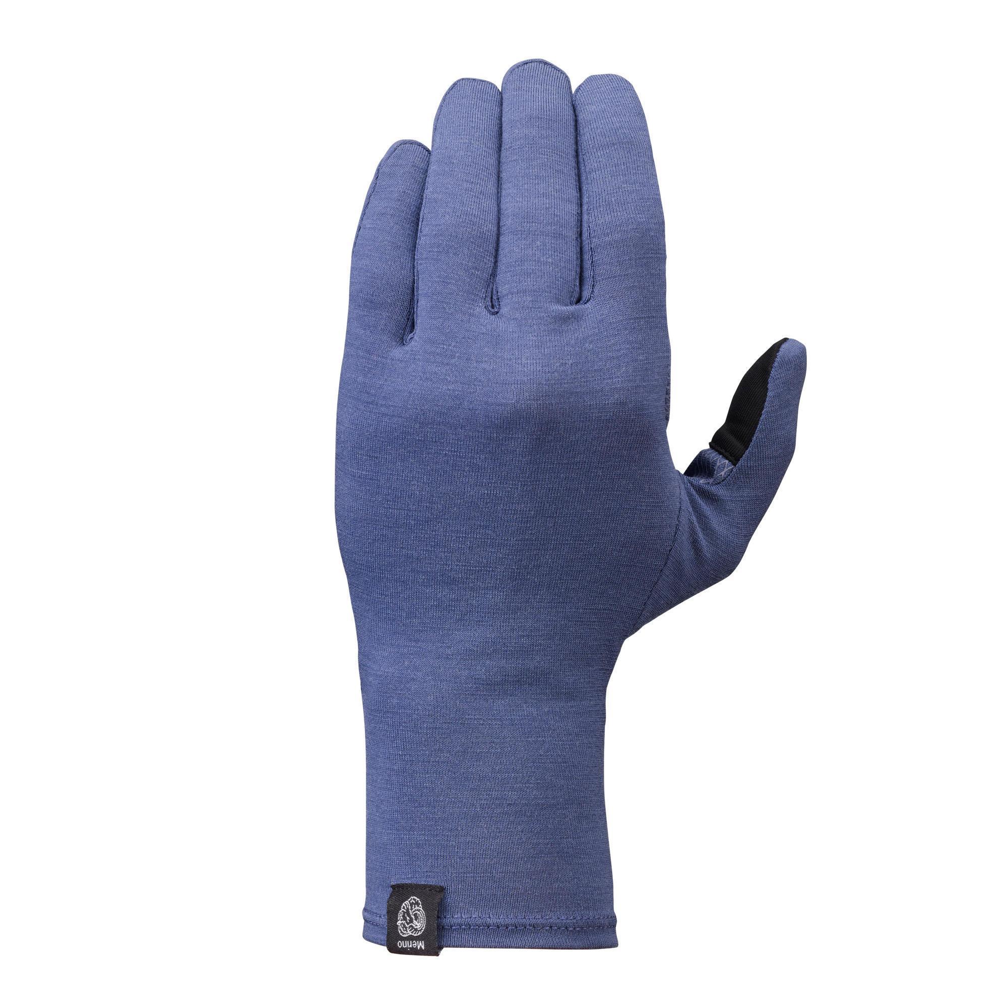Adult Mountain Trekking wool Liner Gloves TREK 500 forclaz